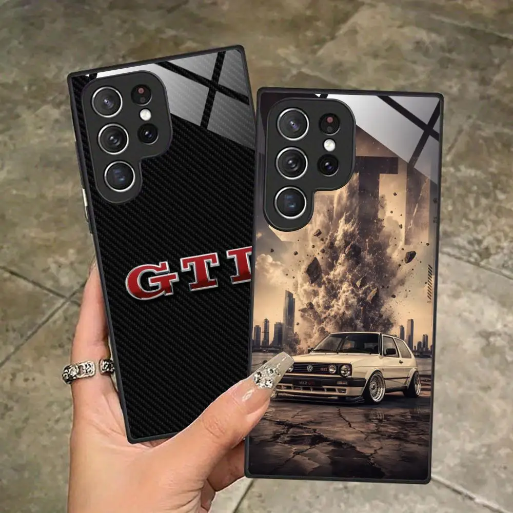 Fashion GTI Phone Case for Samsung Galaxy A26 25 24 23 22 21 17 16 15 14 13 12 11 5G Glass Protective Cover