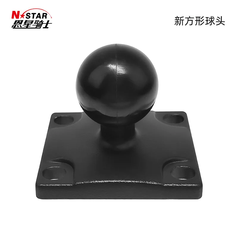 

6PCS N-STAR Motorcycle New Square Ball Head Mobile Phone Holder Navigator Base Fixed Ball Head