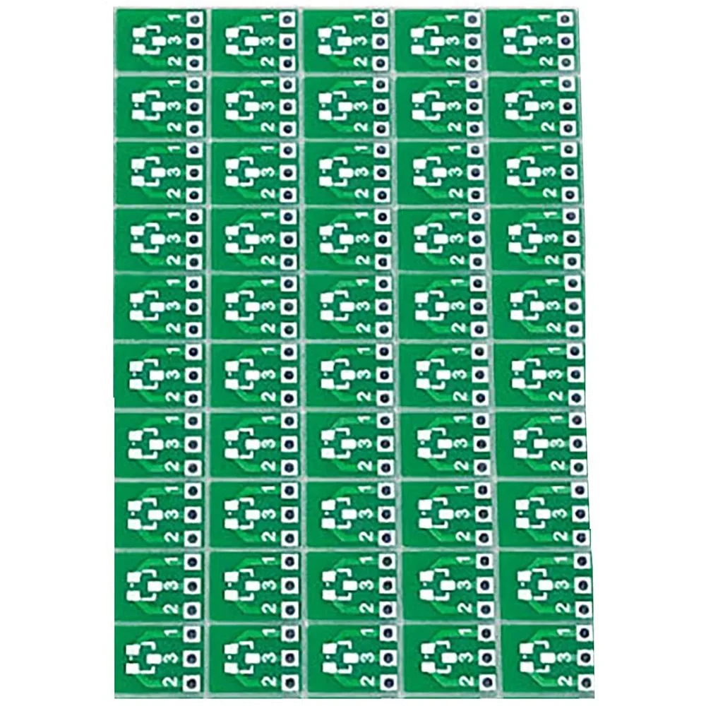 N11R- 50Pcs SOT23 SOT23-3 Turn SIP3 Double-Side SMD Turn DIP SIP3 Adapter Converter Plate SOT SIP IC Socket PCB Board DIY Kit