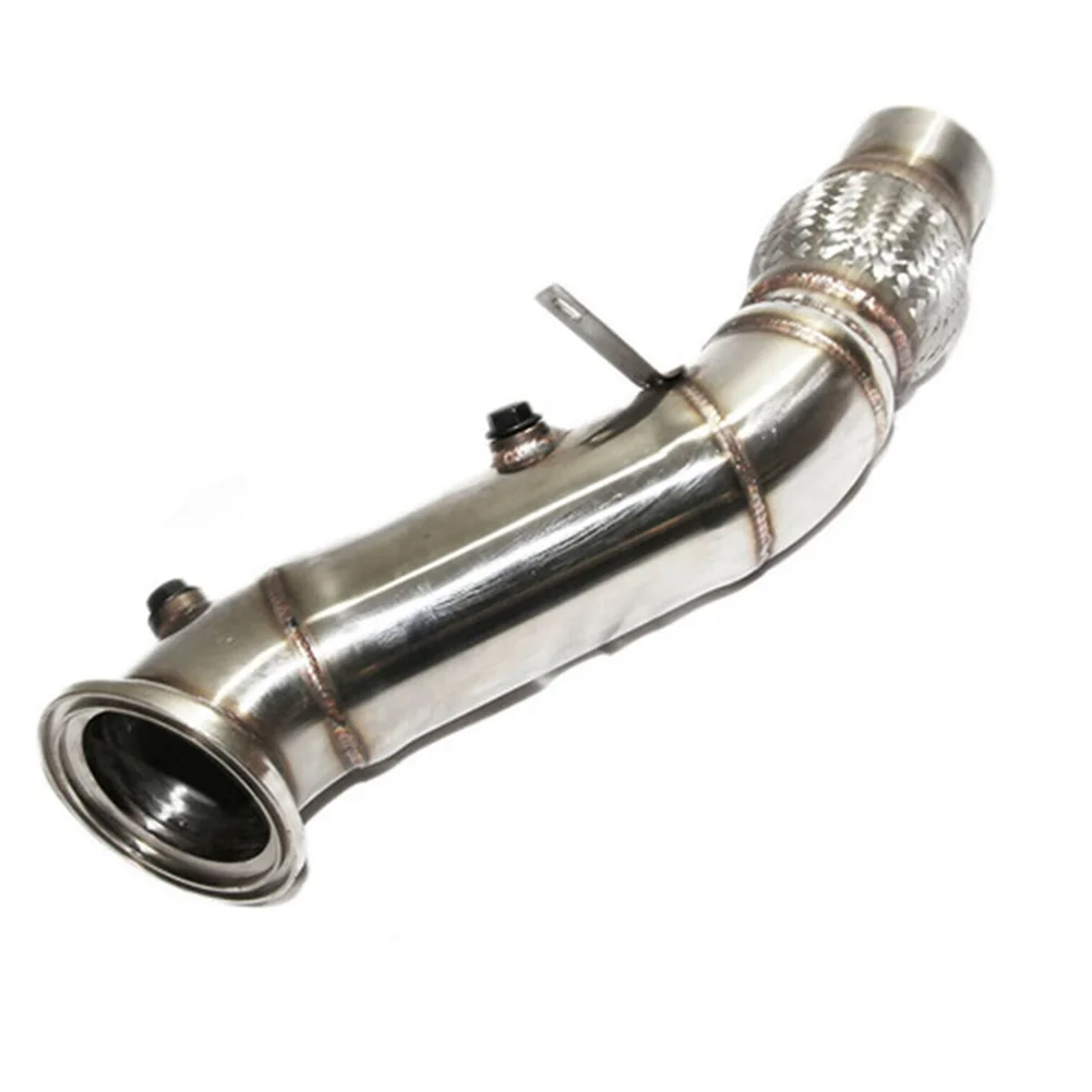 Emusa Turbo Downpipe Down Pipes For Bmw 320I 330E 430I 430Ix 230I 230Ix 2.0T B4…