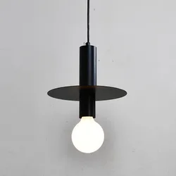 Modern simple chandelier Nordic bedside lamp restaurant bar Bedroom window balcony decoration long line UFO light