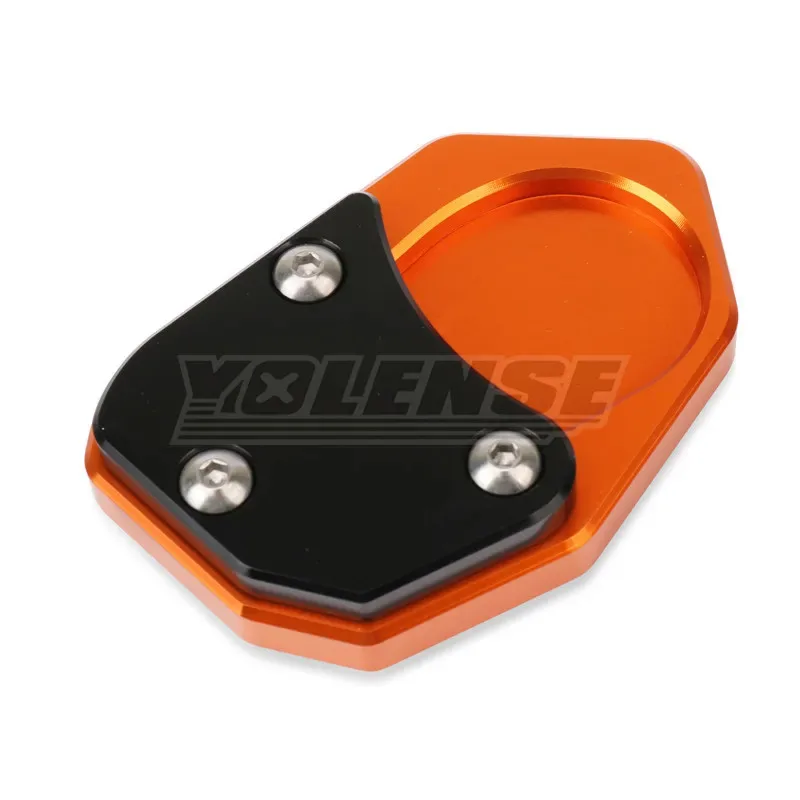 دراجة نارية CNC مسنده القدم الجانب حامل تمديد وسادة دعم لوحة تكبير حامل ل DUKE 390 ل DUKE 390 250 2024 2025