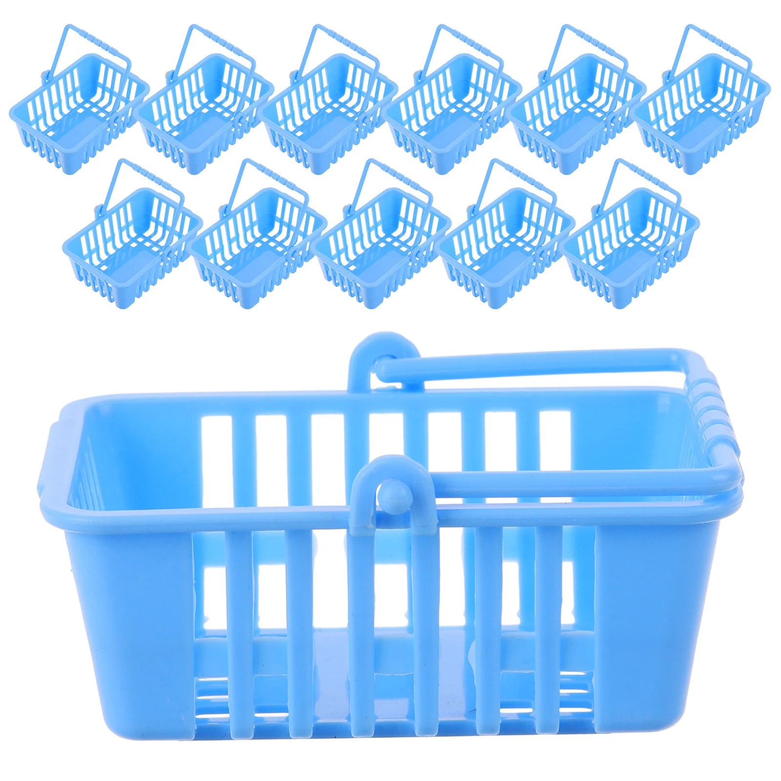 12 Pcs Truck Groceries Shopping Basket Baby Child Kids Toys Mini Supermarket Plastic Grocery Pretend