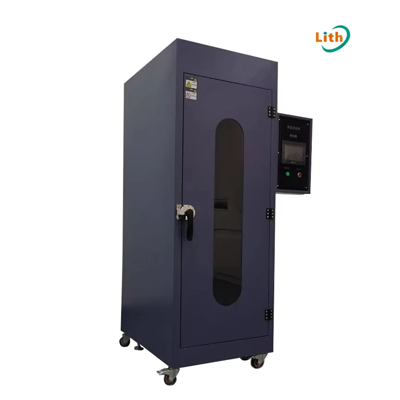 Laboratory Li ion Battery Drop Tester Testing Machine Test Chamber with PLC Touch Screen