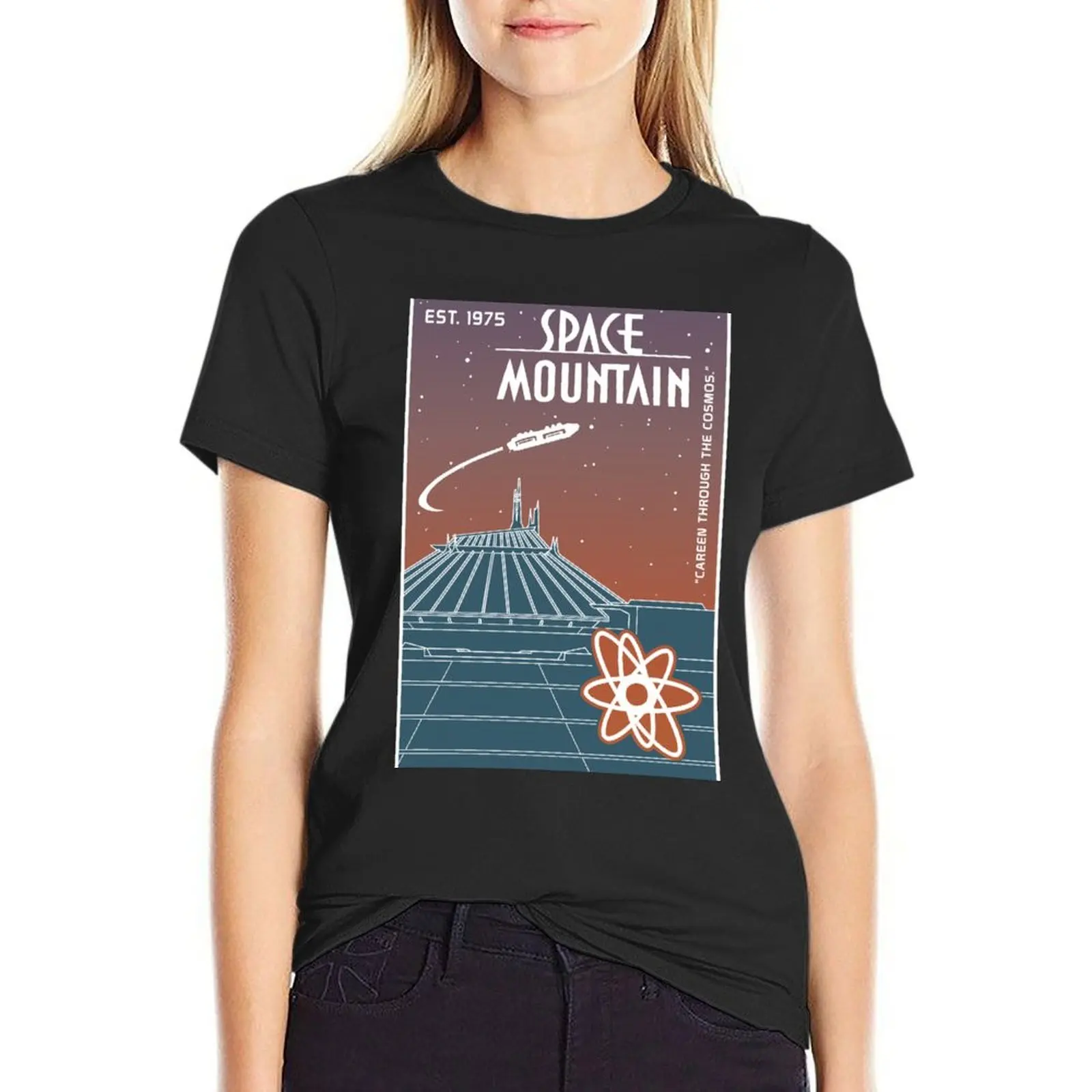 

Space Mountain (Nebula) T-Shirt funny blanks vintage funnys Womens clothing