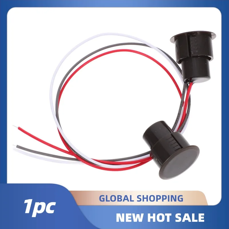 

Magnetic Door Window Contact Sensor Alarm Embedded Door Magnetic Alarm Garage Door Opening Alarms System Sensor Detector