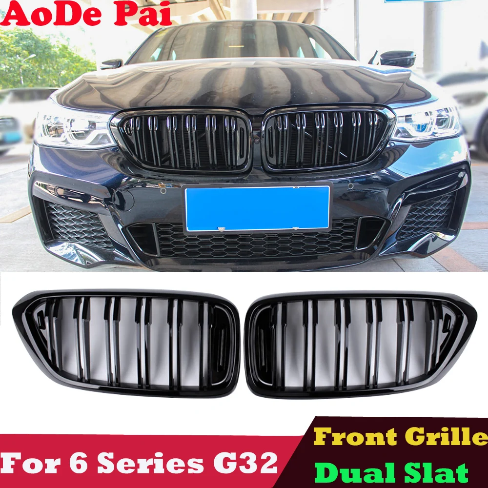 

2017-2020 G32 Grille ABS Front Kidney Grill For BMW 6 Series G32 Gran Turismo 630i 640i xDrive 620d 630d