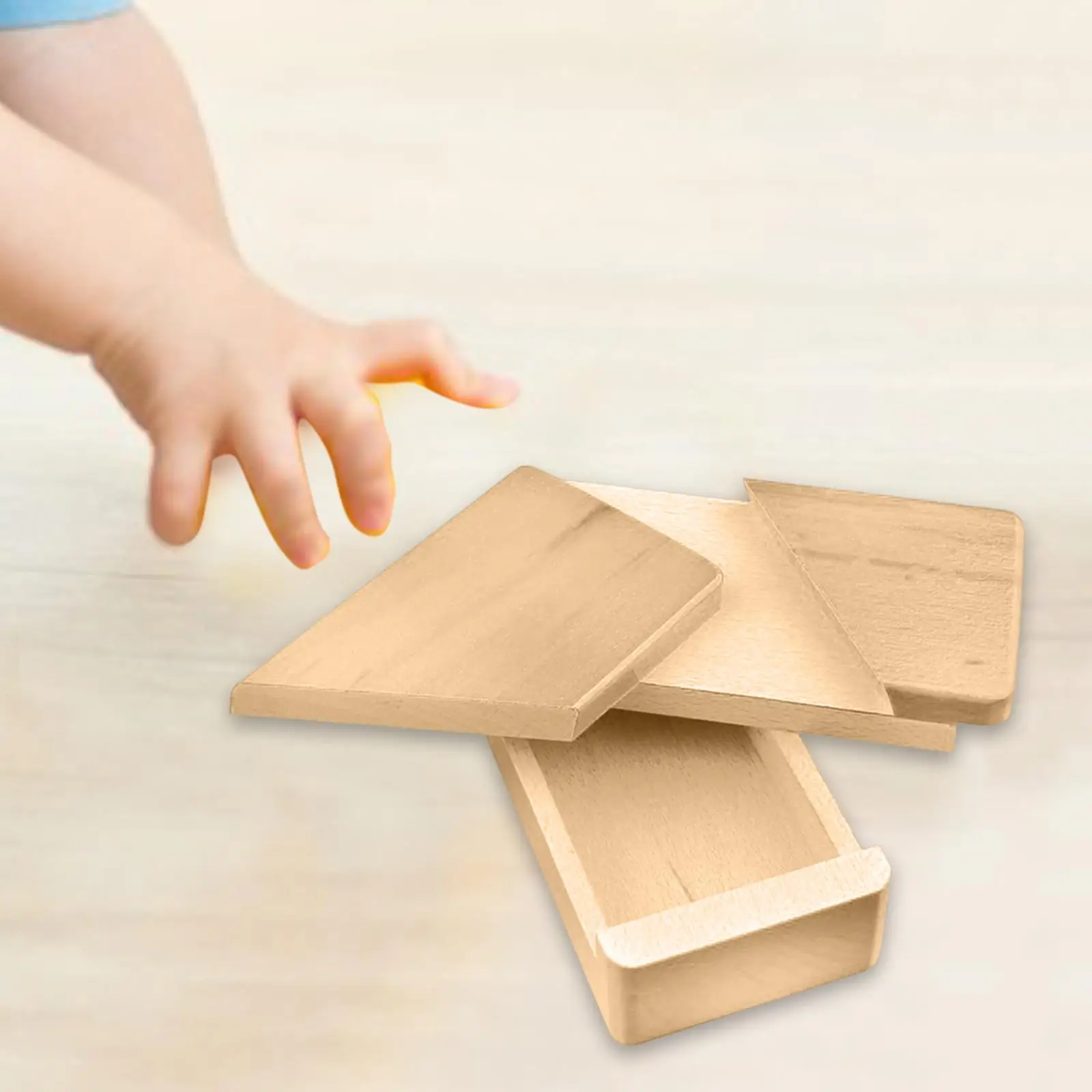 

Brain Teaser Wooden Box Impossible Puzzle Toy for Boys Girls Adults Home