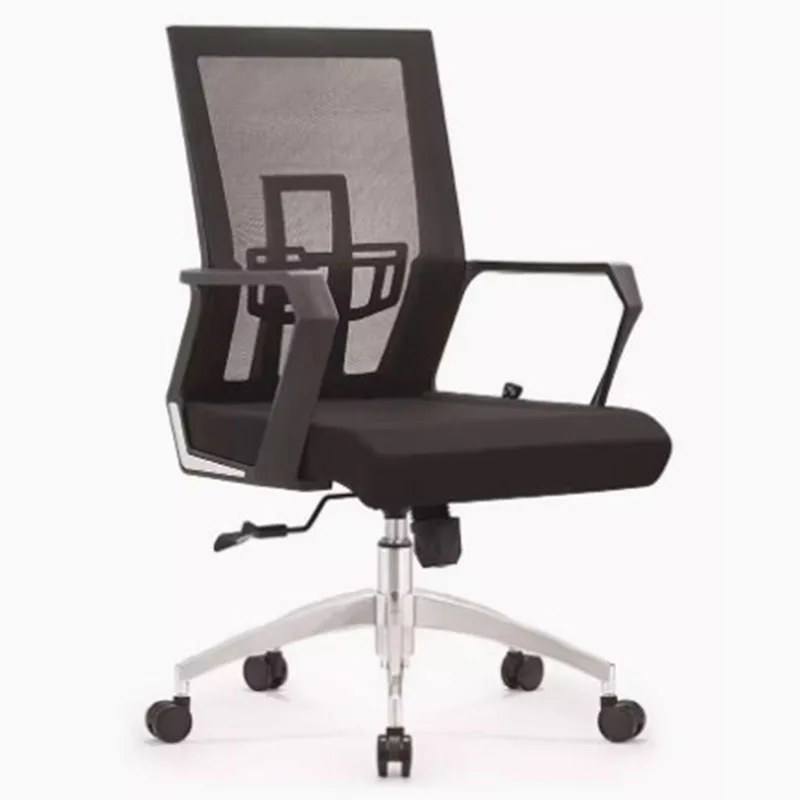 Comfortable Roller Rotating Office Chair Fancy Support Back Comfy Armrest Chair Cheap Black Chaise De Bureaux Office Furniture