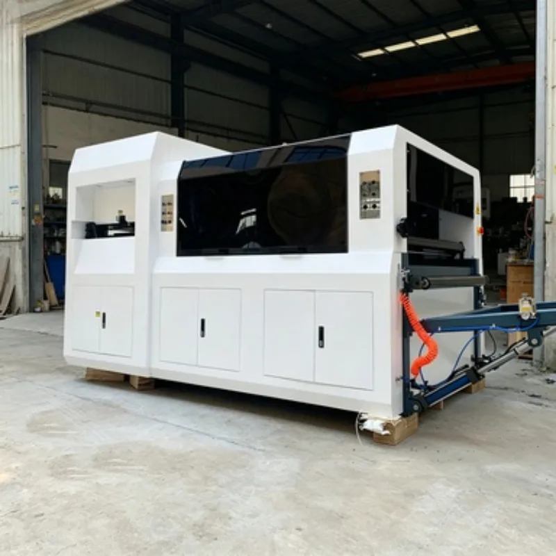 Computerized High Automatic Flatbed Creasing Die Cutting Paper Cutting Machine 380V 50Hz 90-150times/min