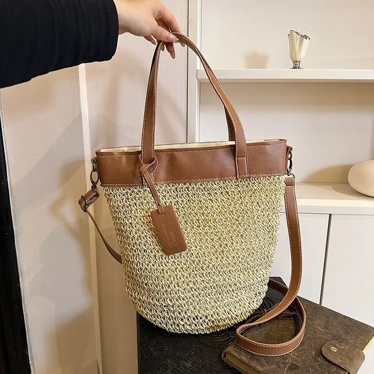 Ladies Classic Diaper Bag For Women Leather Crossbody Bag Luxury Vintage Tote Minimalist Designer Large Capacity Elegant
