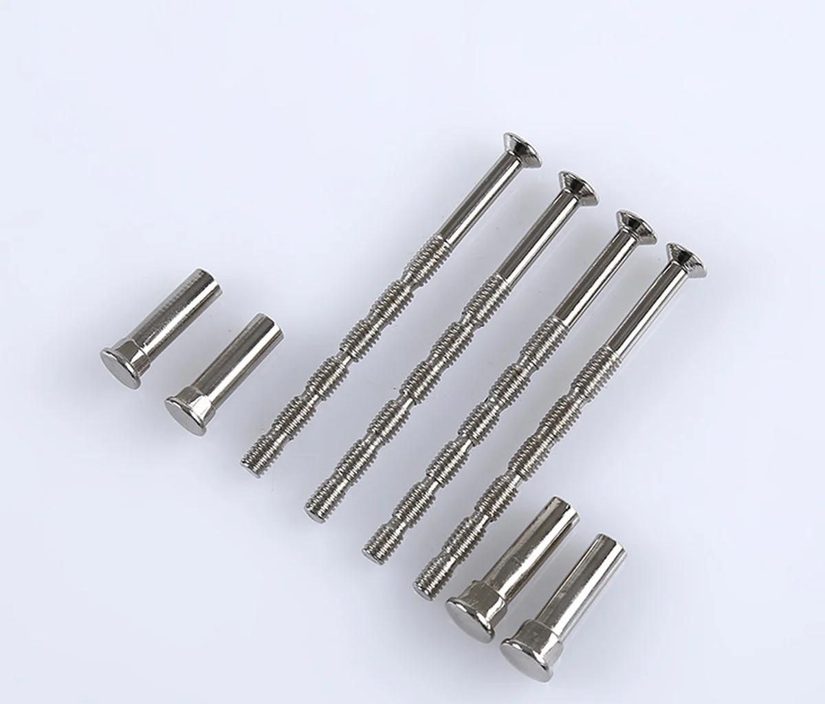 Tornillos cortables antirrobo a presión con fijaciones de manga Hexagonal M4 X 60/70/80/90/100/110/120mm, piezas de repuesto para manija de puerta, 10 Uds.