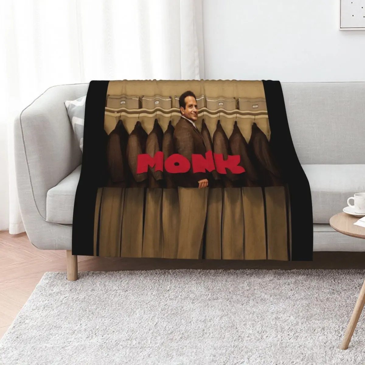 Adrian Monk Throw Blanket Soft Beds Shaggy Soft Plush Plaid Hairys warm winter decorative Blankets