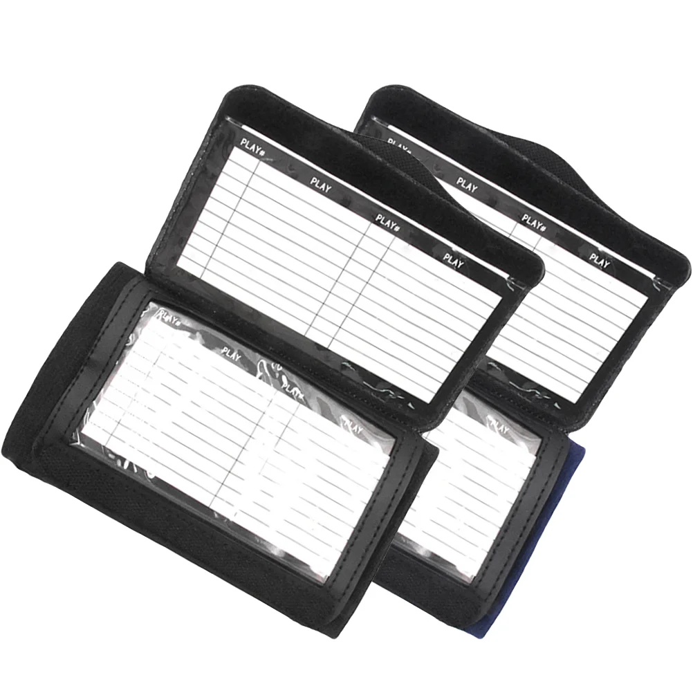 2 Pcs Football Wristband Armband Playbook Game Schedule Accessories Quarterback Wristbands Youth