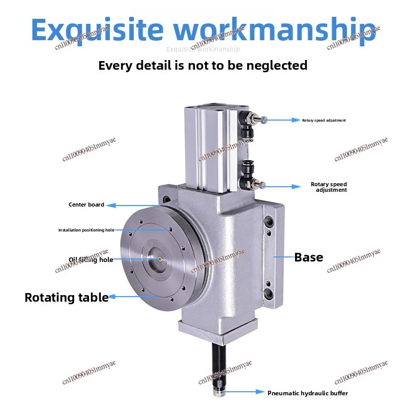 Pneumatic indexing disc, diameter 140180250320 pneumatic splitter rotating chuck