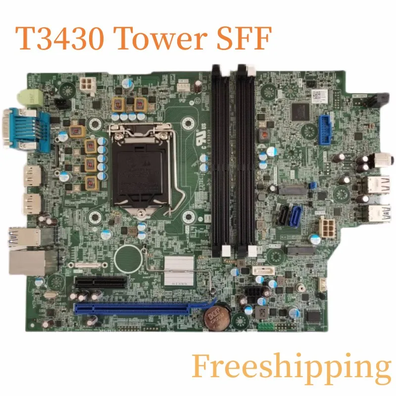 

CN-0R8N1F For DELL ​T3430 Tower SFF Motherboard 0R8N1F R8N1F 00CV7F 0CV7F LGA1151 DDR4 Mainboard 100% Tested Fully Work