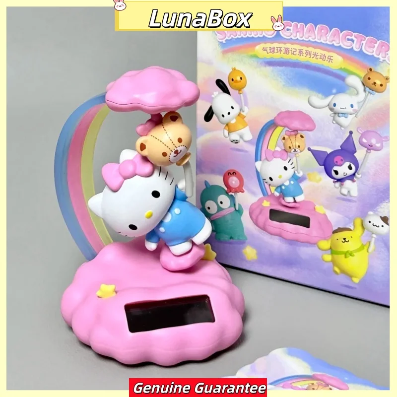 

New Official Sanrio Balloon Tour Series Blind Box Kawaii Desktop Ornaments Anime Figure Doll Trendy Collect Figurine Toys Gifts