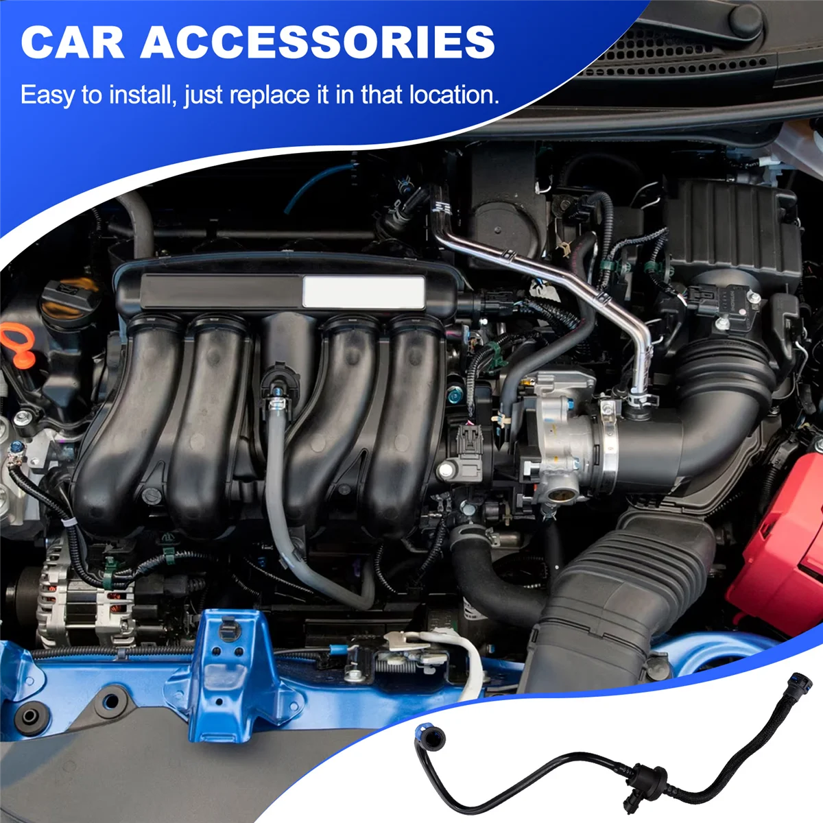 #61I Automotive Parts & Accessories,Vapor Canister Purge Valve For Ford Focus D2 2012- Fcous ST CB8,Black