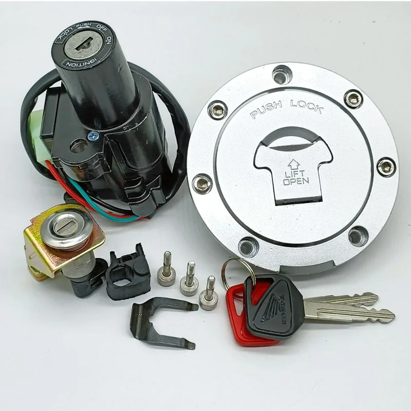 Ignition Switch Gas Cap Seat Key Lock Set for Honda CB600F Hornet 599 600 PC36 2003 - 06 CB750 F2 Nighthawk Seven Fifty 2002-08