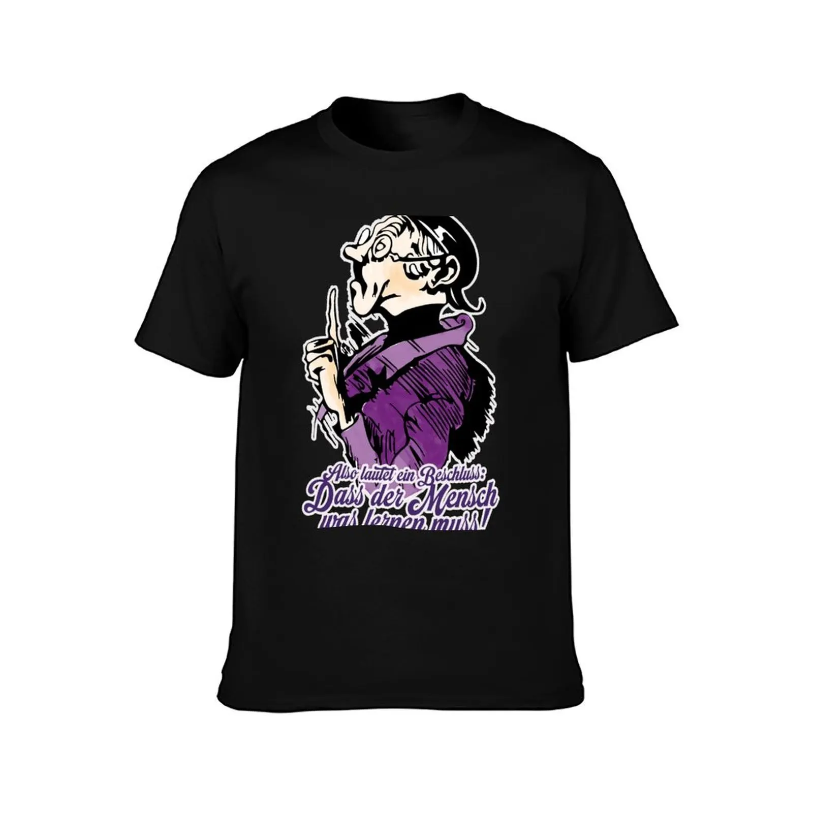 So one decision is that people have to learn something, says teacher L?mpel at school T-Shirt Plus Size Lightweight Top
