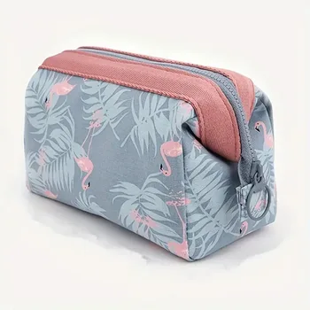 Dames make-up tas flamingo reisbenodigdheden toilettas opbergtas draagbare cosmetische tas organisator opbergtas met grote capaciteit
