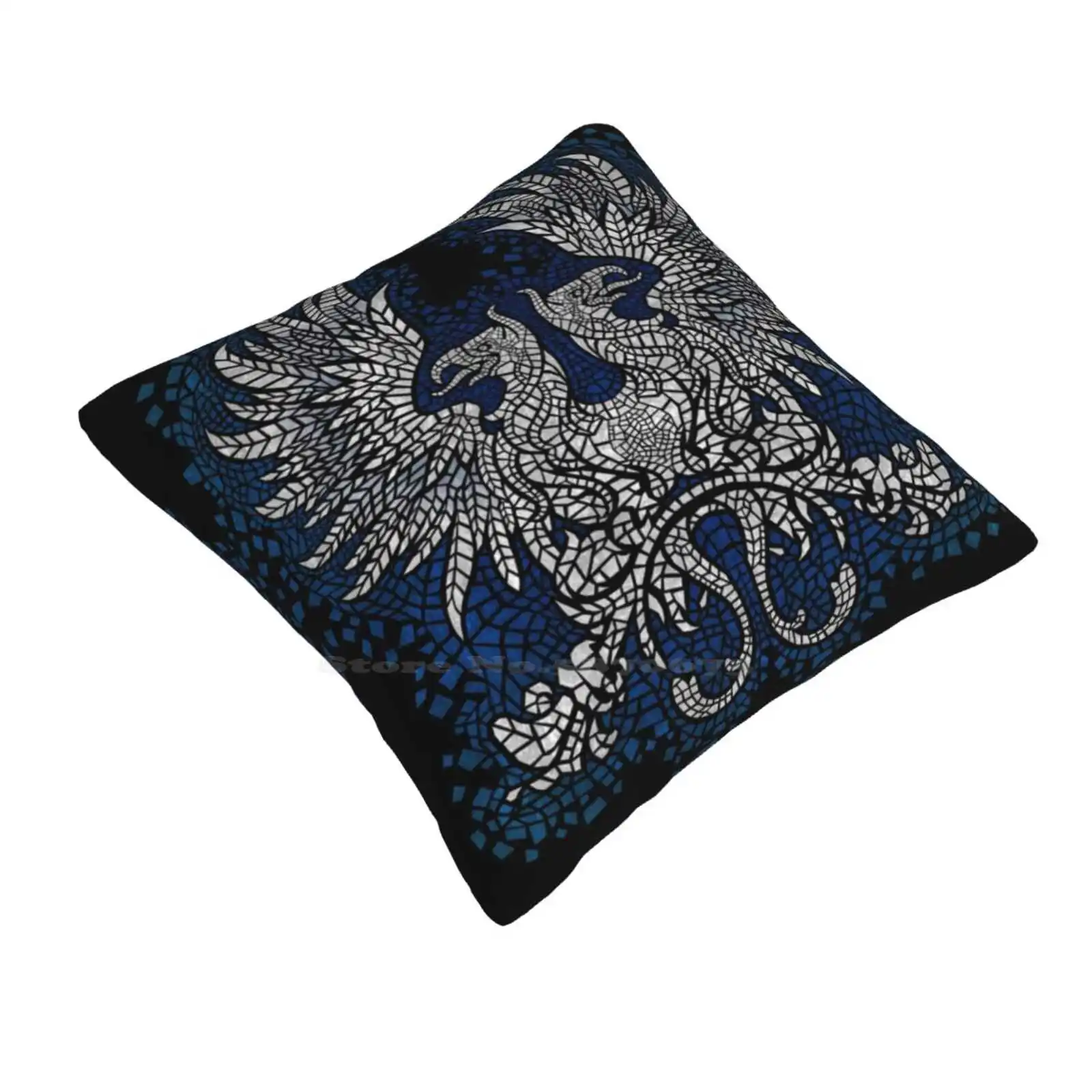 Commander Of The Grey Bedroom Office Hug Pillowcase Dragon Age Fantasy Griffin Griffon Mosaic Grey Warden Wings Video Game