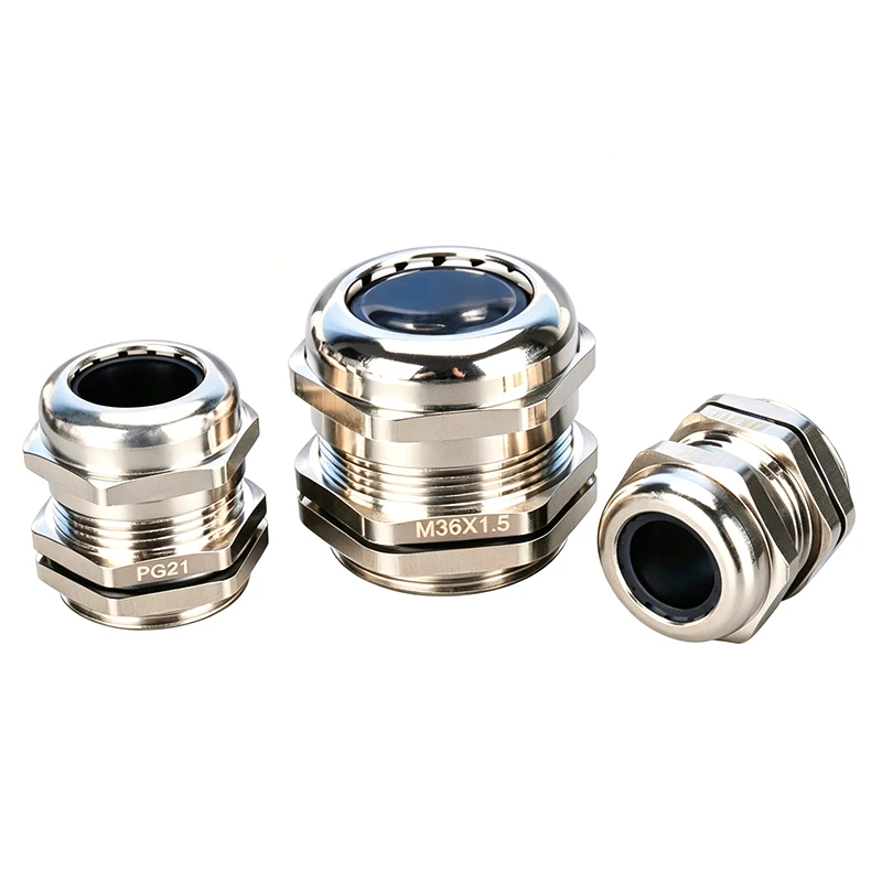 Waterproof Cable Gland IP68 Nickel Plated Brass M72 M80 M88 M90 M100 Male Thread For 42-84mm Cable Joint