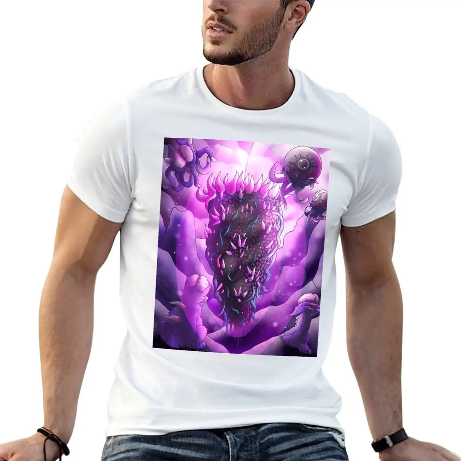 Nebula Pillar- Terraria (digital) T-Shirt Holiday Outdoor T-Shirt