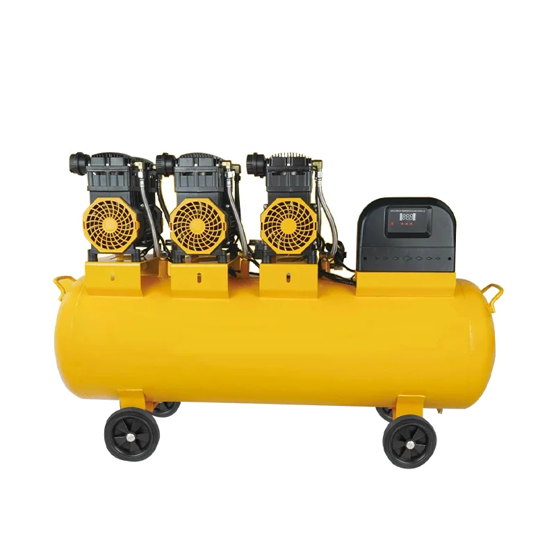 High Quality Environmental Compact Air Tank Oilless Silent 2.2kw 3Hp Electric Rotary Scroll Air Compressor