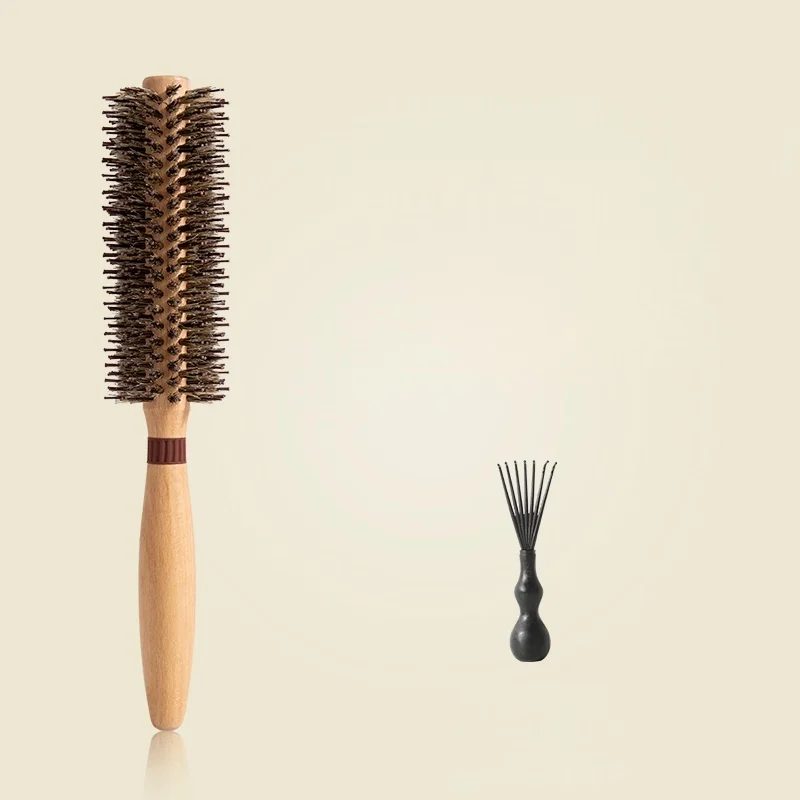 

Professional Grade Anti Static Salon Special Comb Styling Accessory Luxury Holiday Gift Round Hair Curler Comb Volume Top Comb