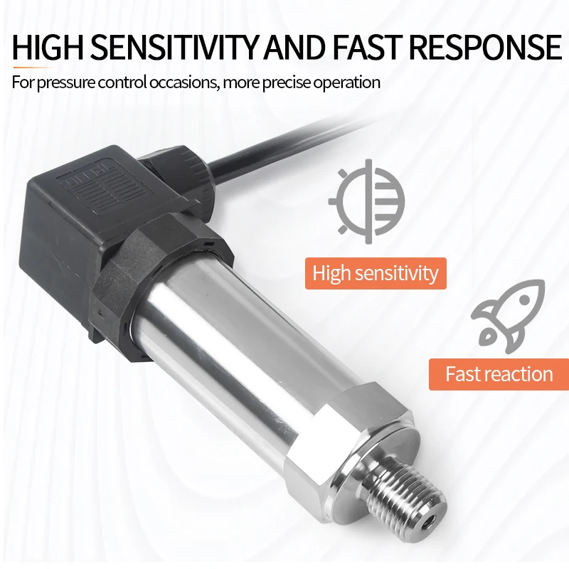 

Water Pressure Sensor G1/2 Oil Gas Liquid Pressure Transmitter 4-20mA 0-10V RS485 304SS Pressure Transducer -0.1Mpa ~60Mpa