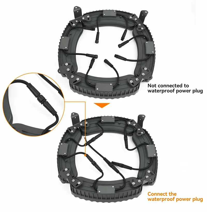 Outdoor LED Lawn Lamp IP65 Waterproof Garden Tree Hug Light for Path Yard Landscape Night Decor Home Garden Lighting Terrace