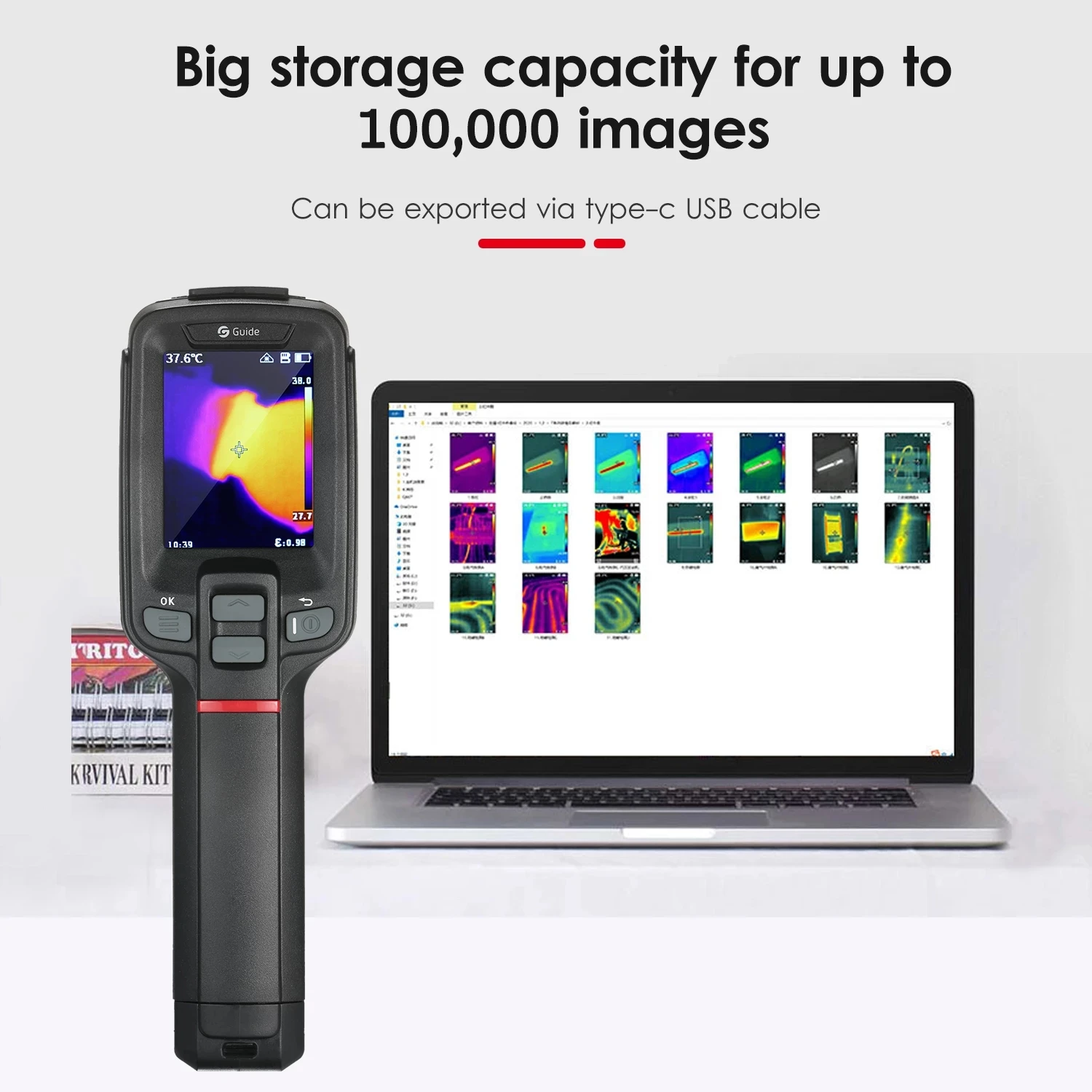 Hướng Dẫn T120 Nhiệt Imager Di Động Cầm Tay Công Nghiệp Nhiệt Imager -4 ℉ ~ 752 ℉ 2.4 Inch Hiển Thị Nhiệt Độ đo Dụng Cụ