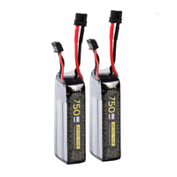 2PCS FLYWOO 750mAh 14.8V 4S 80C Explorer Lithium Battery