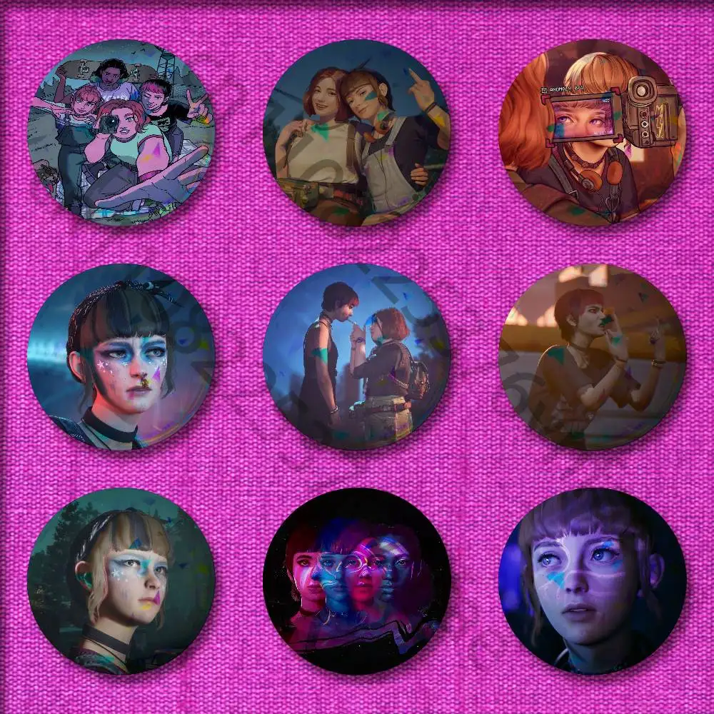 

L-Lost Records Kat Badge For 44mm 32mm 58mm 25mm 75mm Round Pin Brooch Insignia Case Collectibles