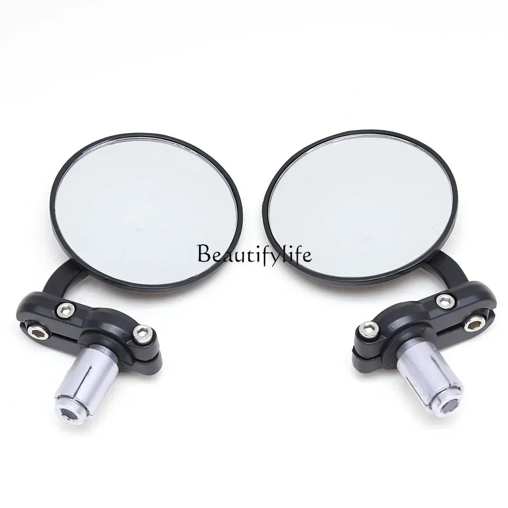 

Electric vehicle modified rearview mirror handle sub-mirror accessories small round mirror universal