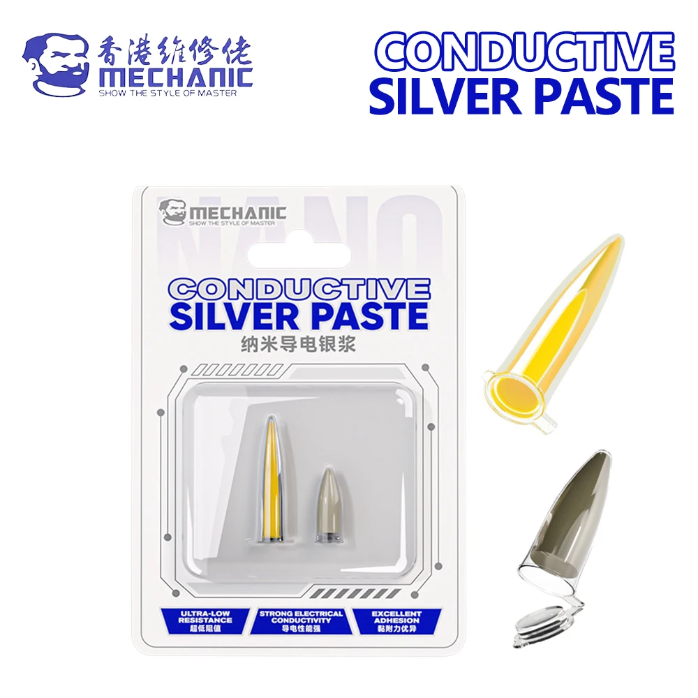 

MECHANIC NANO20 Conductive Silver Paste Low Resistance for Mobile Phone Repair Yellow Screen Green Screen Circuit Repair Tool