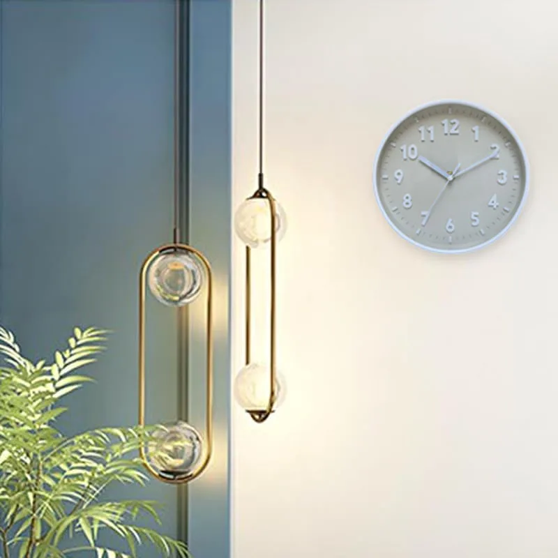 Simple Fashion Wall Hanging Clock Stereo Silence Travel Time Accurate Wall-mounted Clock for Children\'s Study Wall Decoration