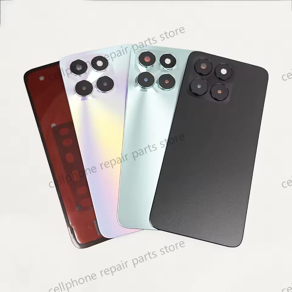 

10 pcs/lot A+ For Honor X6a , X7a , X7b 4G, Plastic Rear Battery Door Replacement Back Housing Cover Case + Camera Lens