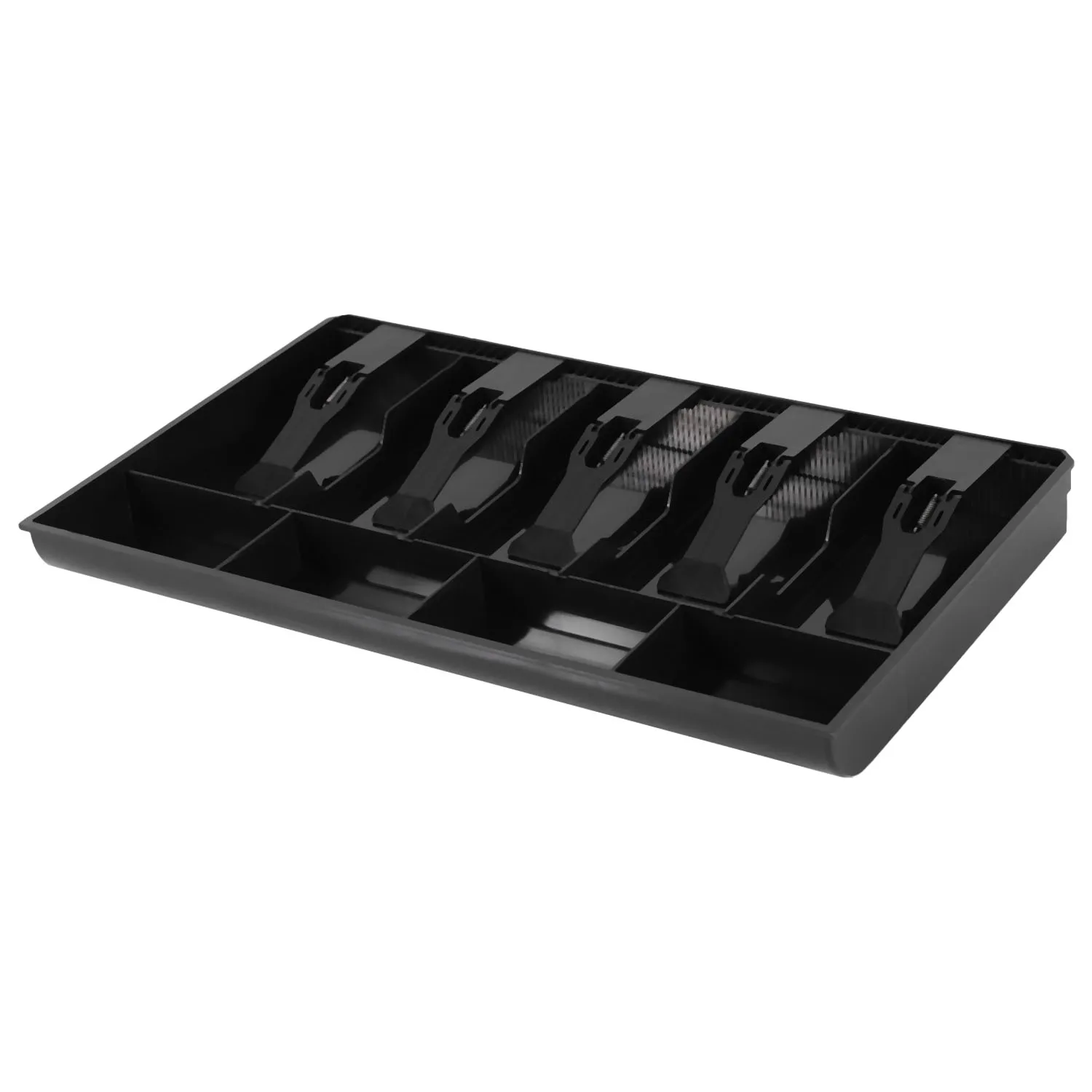 Money Cash Coin Register Insert Tray Replacement Cashier Drawer Storage Cash Register Tray Box Classify Store Black