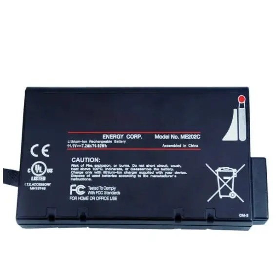 Elance Replacement Battery for Goldway G80 G60 G50 ME202C Patient Monitor, 11.1V 7200mAh, Compatible with Devices After 2012 (Ve