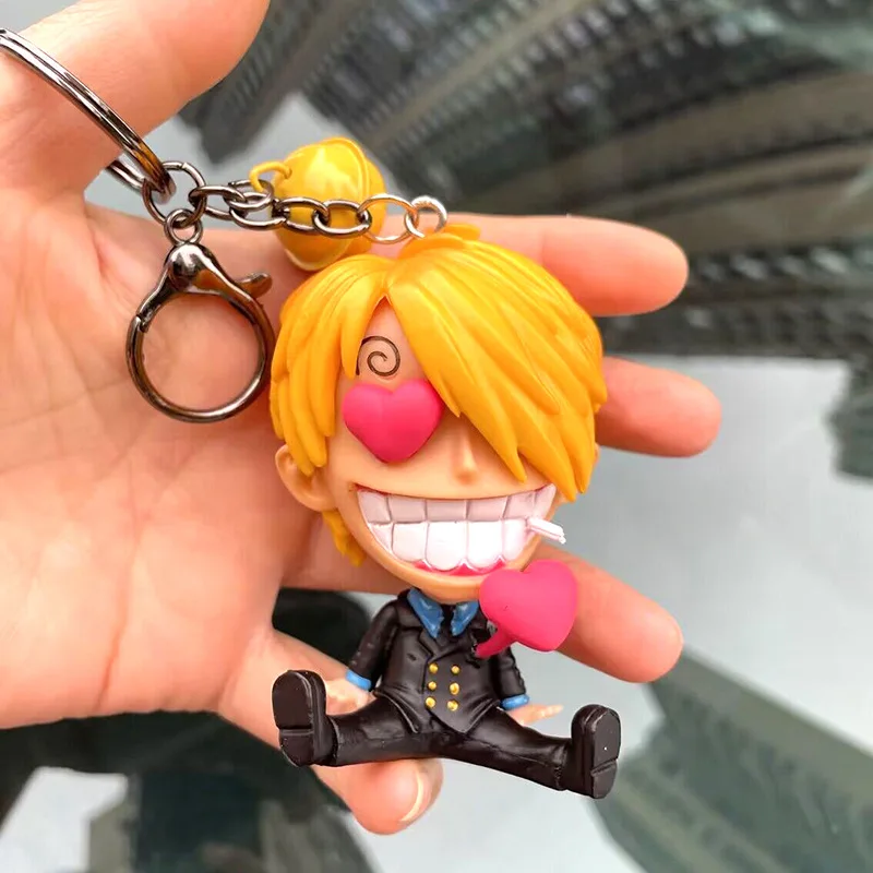 Funko Pop! Keychain: One Piece 1 - Monkey D. Luffy - (Egghead) - Monkey D. Ruffy - Novedoso Llavero - Minifigura de Vinilo para coleccionar - Relleno