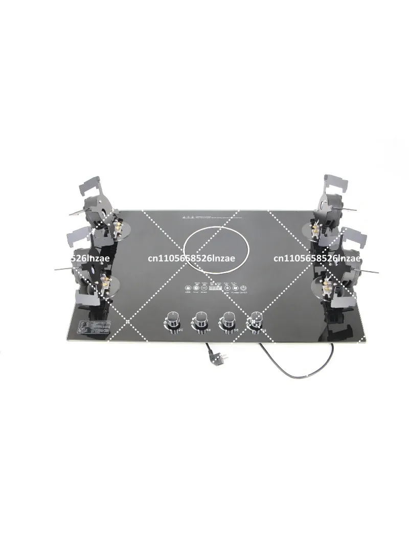 5 Burner Gas and Electric Cooktop Hob Stove for Home Kitchen Cooking