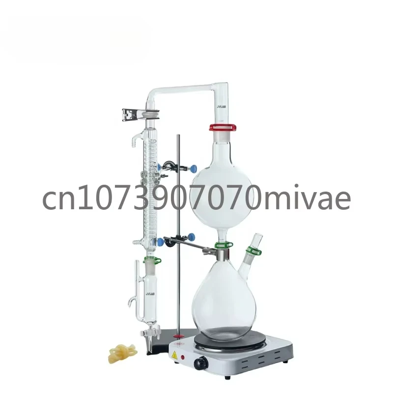 Glass Apparatus Hydrosol Distillation Equipment Graham Condenser Essential Oil Steam  Fura Fio Teste Automotivo