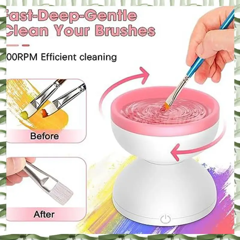 USB Cleaning Washer Rinser Multifunctional Paint Brush Cleaning Tool For Acrylic