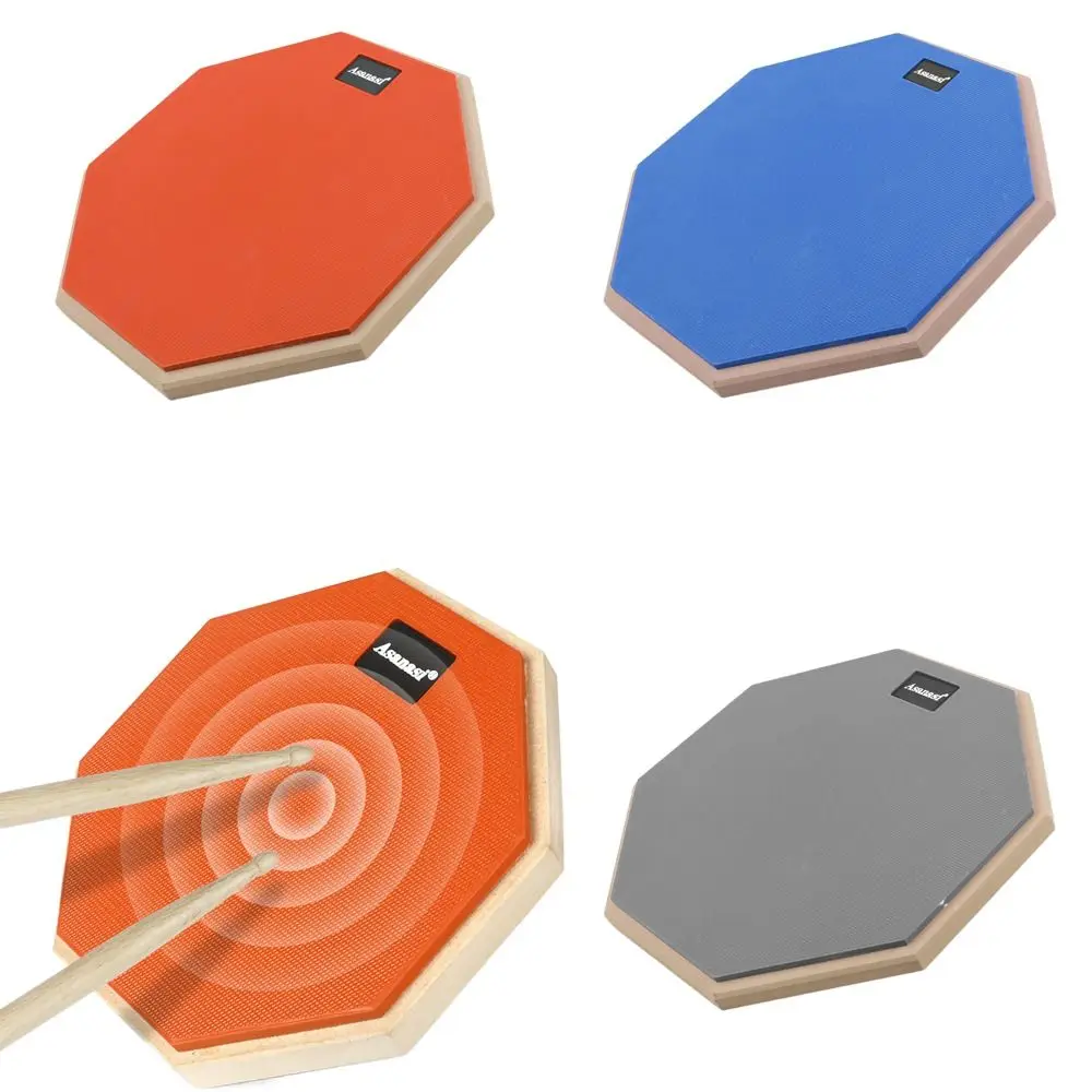 8 Inch Snare Drum Practice Pad Double Sided Silent Percussion Board Shock‑Absorbent Percussion Accessories