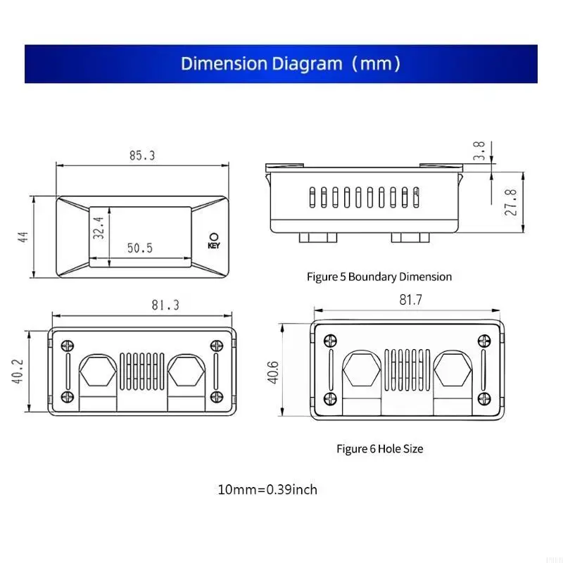 P9FB Newest DC 0-300V 0-300Al Current Voltage Power Energy LCD Display Digita Meter Multimeter Ammeter Voltmeter
