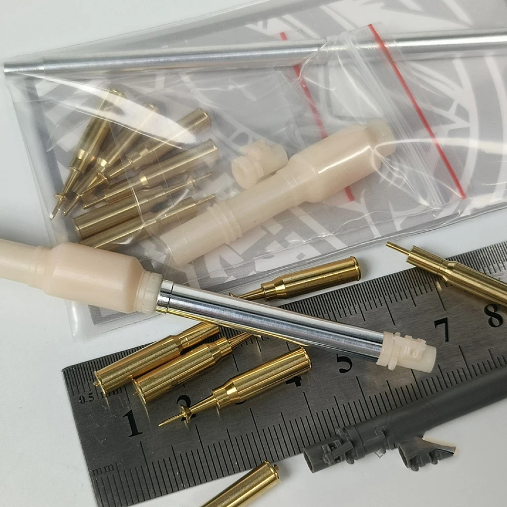 Metal Barrel Muzzle Brake Kits for VOIIO 011011/35 U.S. M1A2 SEP V2 Parts Tank Model Modification Accessories CYT321 Tank Barrel