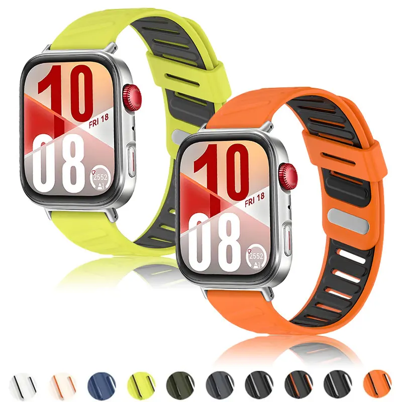 Silicone Strap For Huawei Watch Fit 4 Pro Sports Comfortable Replacement Wristband For Huawei Watch Fit 4 Fit 3 Accessories Band