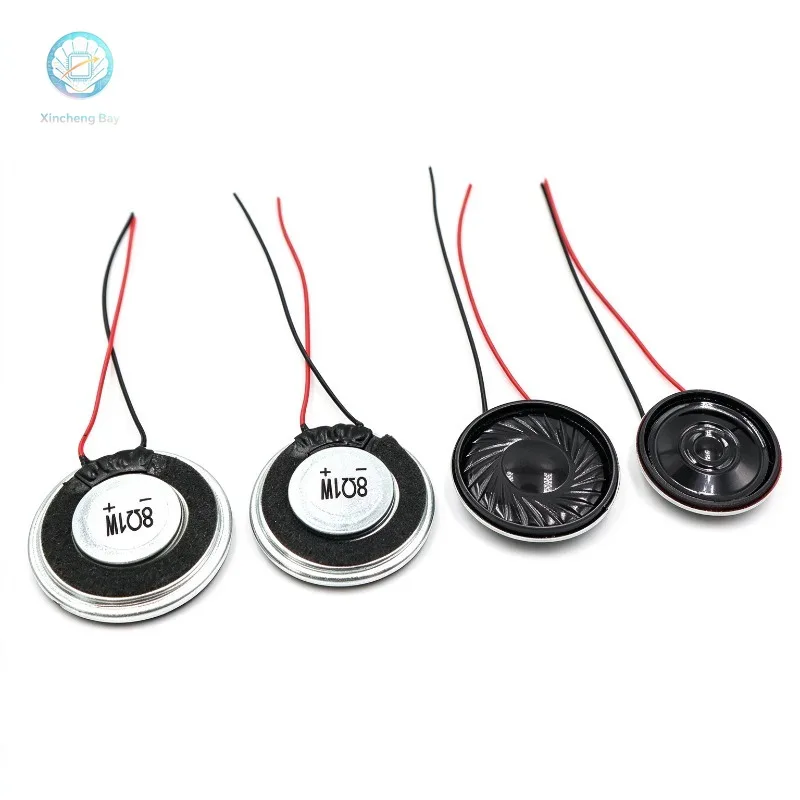 5pcs/lot  8Ω 1W Diameter 20/23/26/30/40 L=60MM Mini Horn Loudspeaker Ultra-thin Small Speaker Buzzer For Doorbell Intercom Toys